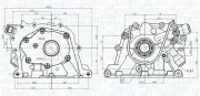 Ölpumpe MAGNETI MARELLI 351516000127
