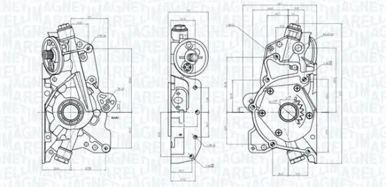Ölpumpe MAGNETI MARELLI 351516000134 Bild Ölpumpe MAGNETI MARELLI 351516000134