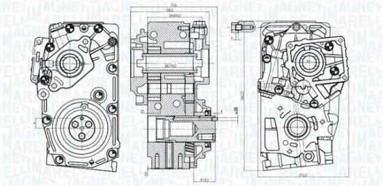 Ölpumpe MAGNETI MARELLI 351516000135 Bild Ölpumpe MAGNETI MARELLI 351516000135