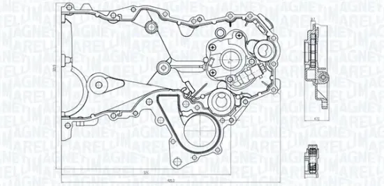 Ölpumpe MAGNETI MARELLI 351516000136 Bild Ölpumpe MAGNETI MARELLI 351516000136