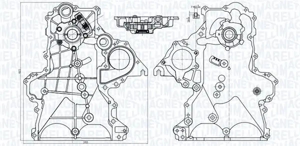 Ölpumpe MAGNETI MARELLI 351516000141