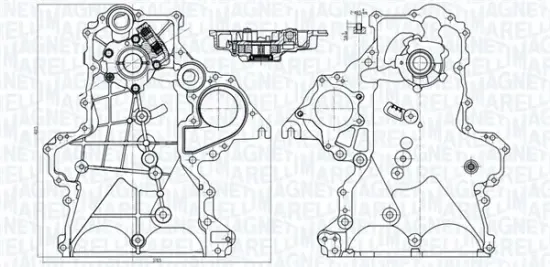 Ölpumpe MAGNETI MARELLI 351516000141 Bild Ölpumpe MAGNETI MARELLI 351516000141