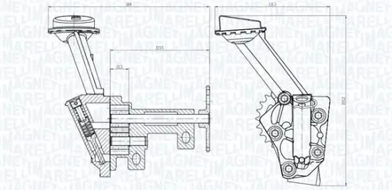 Ölpumpe MAGNETI MARELLI 351516000144 Bild Ölpumpe MAGNETI MARELLI 351516000144