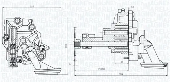 Ölpumpe MAGNETI MARELLI 351516000145 Bild Ölpumpe MAGNETI MARELLI 351516000145