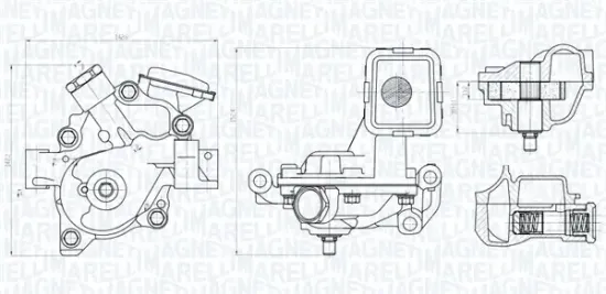 Ölpumpe MAGNETI MARELLI 351516000146 Bild Ölpumpe MAGNETI MARELLI 351516000146