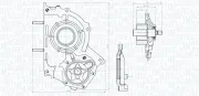 Ölpumpe MAGNETI MARELLI 351516000147