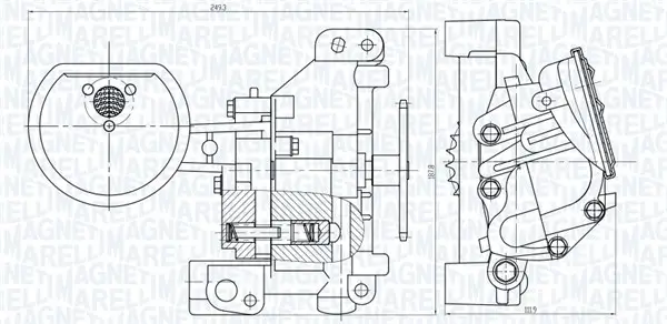 Ölpumpe MAGNETI MARELLI 351516000148