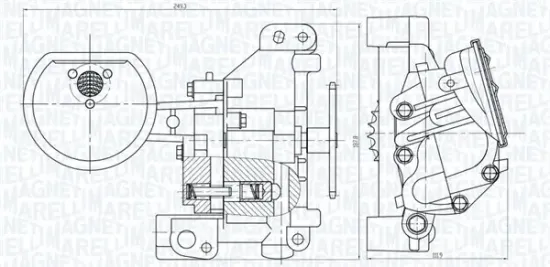 Ölpumpe MAGNETI MARELLI 351516000148 Bild Ölpumpe MAGNETI MARELLI 351516000148