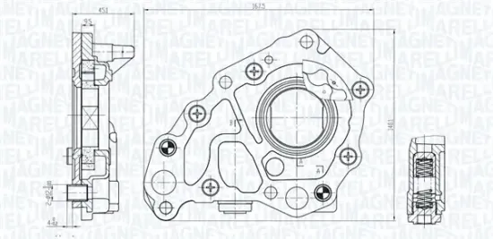 Ölpumpe MAGNETI MARELLI 351516000153 Bild Ölpumpe MAGNETI MARELLI 351516000153