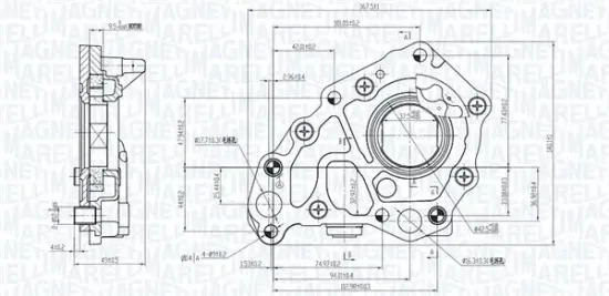 Ölpumpe MAGNETI MARELLI 351516000153 Bild Ölpumpe MAGNETI MARELLI 351516000153