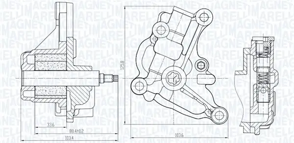 Ölpumpe MAGNETI MARELLI 351516000154