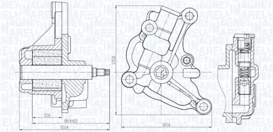 Ölpumpe MAGNETI MARELLI 351516000154 Bild Ölpumpe MAGNETI MARELLI 351516000154