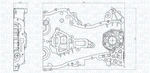 Ölpumpe MAGNETI MARELLI 351516000156