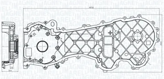 Ölpumpe MAGNETI MARELLI 351516000158 Bild Ölpumpe MAGNETI MARELLI 351516000158