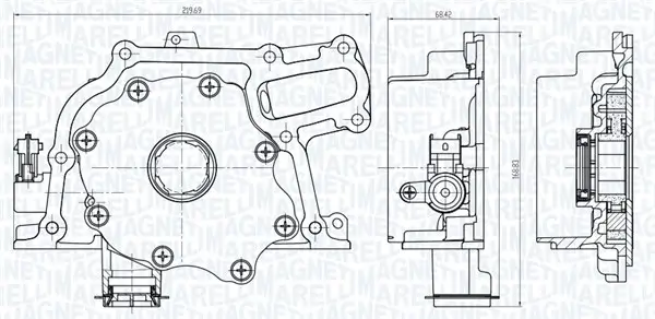 Ölpumpe MAGNETI MARELLI 351516000161