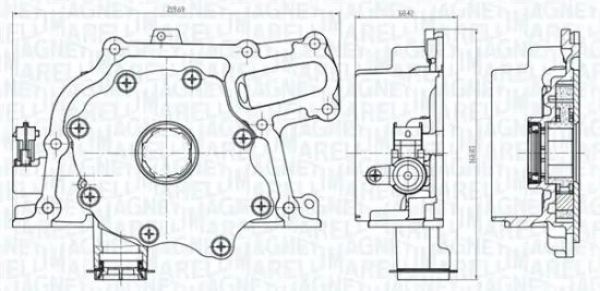 Ölpumpe MAGNETI MARELLI 351516000161 Bild Ölpumpe MAGNETI MARELLI 351516000161