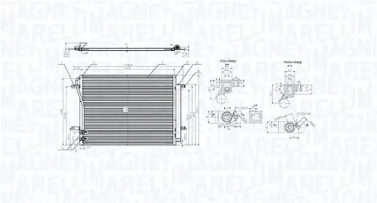 Wärmetauscher, Innenraumheizung MAGNETI MARELLI 350218437000 Bild Wärmetauscher, Innenraumheizung MAGNETI MARELLI 350218437000