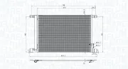 Kondensator, Klimaanlage MAGNETI MARELLI 350203010600