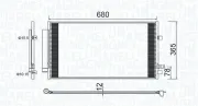 Kondensator, Klimaanlage MAGNETI MARELLI 350203173000