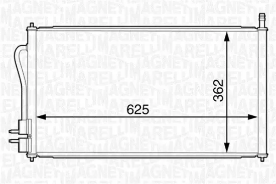 Wärmetauscher, Innenraumheizung MAGNETI MARELLI 350218472000 Bild Wärmetauscher, Innenraumheizung MAGNETI MARELLI 350218472000
