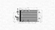 Kondensator, Klimaanlage MAGNETI MARELLI 350203771000
