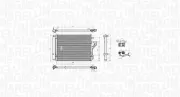 Kondensator, Klimaanlage MAGNETI MARELLI 350203778000