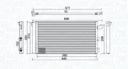 Kondensator, Klimaanlage MAGNETI MARELLI 350203857000