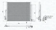 Kondensator, Klimaanlage MAGNETI MARELLI 350203872000