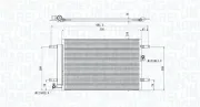Kondensator, Klimaanlage MAGNETI MARELLI 350203910000