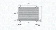 Kondensator, Klimaanlage MAGNETI MARELLI 350203920000