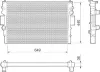 Kühler, Motorkühlung MAGNETI MARELLI 350213015000