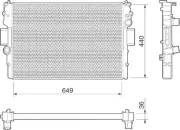 Kühler, Motorkühlung MAGNETI MARELLI 350213015000