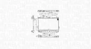 Kühler, Motorkühlung MAGNETI MARELLI 350213110400