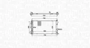 Kühler, Motorkühlung MAGNETI MARELLI 350213152300