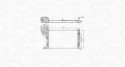 Kühler, Motorkühlung MAGNETI MARELLI 350213177500