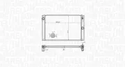 Kühler, Motorkühlung MAGNETI MARELLI 350213178600