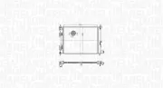 Kühler, Motorkühlung MAGNETI MARELLI 350213179500
