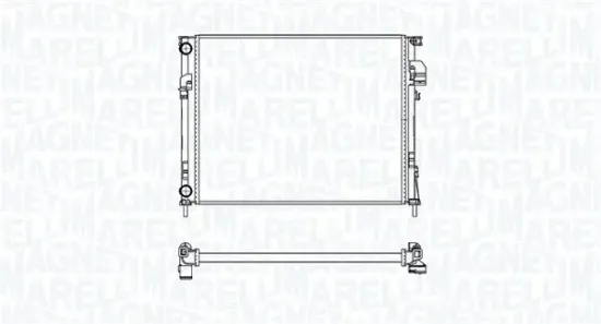 Kühler, Motorkühlung MAGNETI MARELLI 350213181600 Bild Kühler, Motorkühlung MAGNETI MARELLI 350213181600