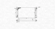 Kühler, Motorkühlung MAGNETI MARELLI 350213187500