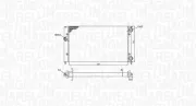 Kühler, Motorkühlung MAGNETI MARELLI 350213187600