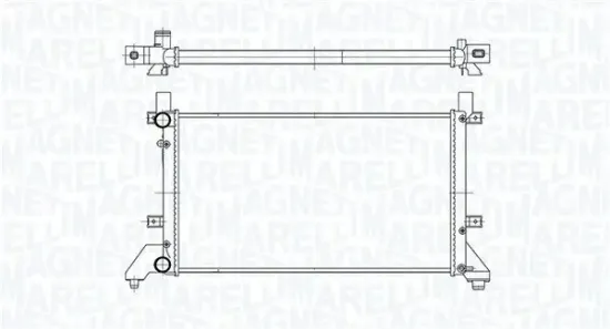 Kühler, Motorkühlung MAGNETI MARELLI 350213189400 Bild Kühler, Motorkühlung MAGNETI MARELLI 350213189400