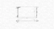 Kühler, Motorkühlung MAGNETI MARELLI 350213190100