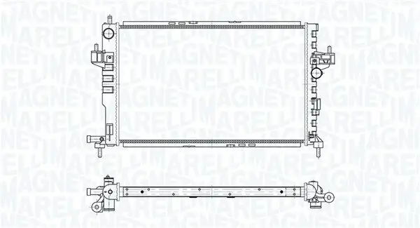 Kühler, Motorkühlung MAGNETI MARELLI 350213191500