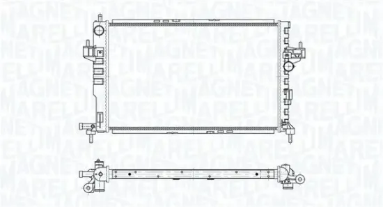 Kühler, Motorkühlung MAGNETI MARELLI 350213191500 Bild Kühler, Motorkühlung MAGNETI MARELLI 350213191500