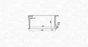 Kühler, Motorkühlung MAGNETI MARELLI 350213195100