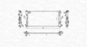 Kühler, Motorkühlung MAGNETI MARELLI 350213198200