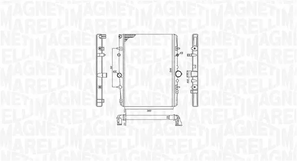 Kühler, Motorkühlung MAGNETI MARELLI 350213199400