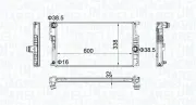 Kühler, Motorkühlung MAGNETI MARELLI 350213202200