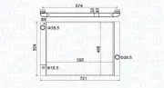 Kühler, Motorkühlung MAGNETI MARELLI 350213202600