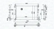 Kühler, Motorkühlung MAGNETI MARELLI 350213203400